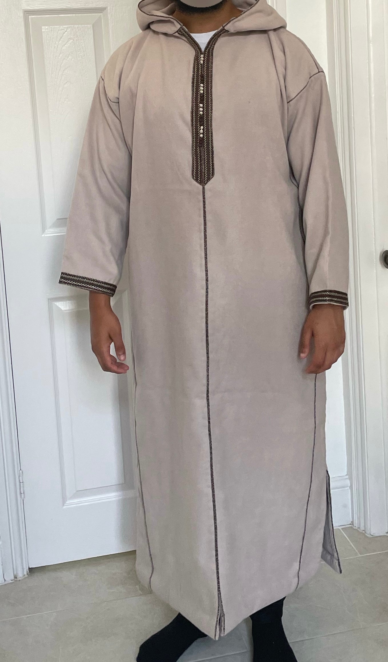 Winter Moroccan Thick Hooded Thobe Djellaba
