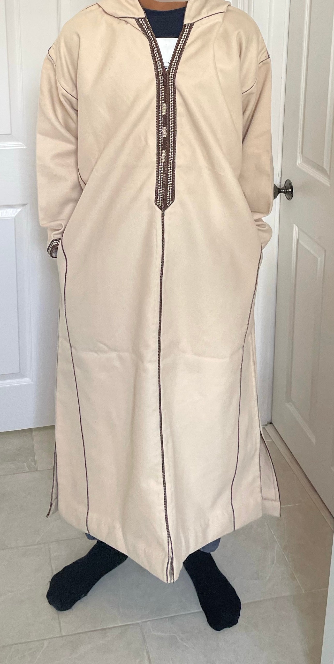 Winter Moroccan Thick Hooded Thobe Djellaba