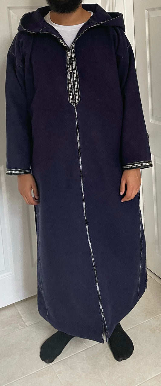 Winter Moroccan Thick Hooded Thobe Djellaba